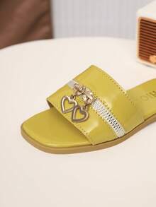 Children's Fashionable Outdoor Slippers, Summer Flat Shoes, Sandals, New Stylish Elegant Minimalist - Yellow - View 8