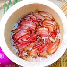 竹蒸笼，家用健康竹蒸笼，天然竹制带盖蒸笼，手工竹蒸笼，竹蒸锅，整根竹子带盖带勺 - 竹子色 - 查看 7