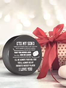 Custom Photo Rubber Hockey Puck - The Perfect Birthday And Holiday Gift, , Suitable For Training And Games, Custom Rubber Puck - Inspirational Rubber Puck