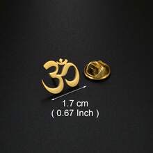 1 chiếc ghim cài áo hình đại bàng Đức, biểu tượng Om trong đạo Hindu, biểu tượng người Amazigh Berber ở Ma-rốc, và biểu tượng chữ thập Chính thống giáo Đông phương. - Nhiều màu - Xem 3