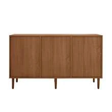 Country-Style Sideboard With Rattan Doors – 130 X 75.5 X 40 Cm – Magnetic Closure, Adjustable Shelves, Stable Structure – Elegant And Versatile Design [OLD SKU:WF298018019NAA] - Natural Color - View 7