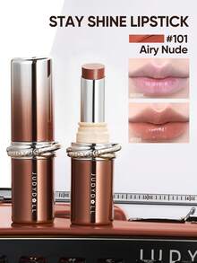 Son bóng dưỡng ẩm Judydoll Stay Shine, chứa PDRN, không gây bết dính, phiên bản giới hạn dịp năm mới. - 101 Airy Nude - Xem 1