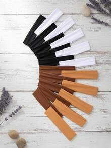 1条男女通用弹力宽发带，柔软吸湿运动发带，适合瑜伽、跑步、健身等运动，长短发皆宜，休闲街头风，涤纶材质，四季皆宜，秋冬季发带，女士度假装扮发饰，优雅围巾，女士头巾，柔软头巾 - 彩色 - 查看 33