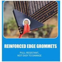 Outdoor Sun Shade Netting, Fence Privacy Screen. High-Density Polyethylene Shade Net With Brass Grommets, 90% Shading Rate, UV-Resistant. Ideal For Gazebos, Outdoor Pavilions, Lawns, Dog Kennels And Outdoor Activity Areas. - Coffee Brown - View 10