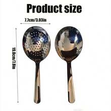 304 Stainless Steel Mirror Finish Spoon (Heavy Duty Spoon) | Ergonomic Design | Dishwasher | Halal Kitchen Approved | Multipurpose For Dinner, Salad, Baking | Luxury Durable & Easy Storage