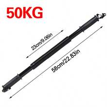 Power Twisters Chest Expander Bendy Bend Spring Muscle Toning Gym Equipment 30/40/50KG - Black - View 4