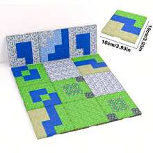 10cm/3.93in Magnetic Base Board - Variety Of Base Boards To Match Magnetic Building Blocks Toys, Magnetic Construction Toy Playset (10cm/3.93in) Colorful Base Board Supplement, DIY World Building Game Toy, Suitable For Game Enthusiasts, DIY Creative Building, Gift For Boys And Girls 3+ Years Old - Multicolor - View 2