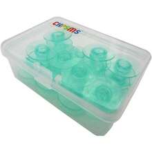 CKPSMS Marca - 4123078 - 45 Bobinas verde claro Sin agujero de rosca compatible con Group 5 6 White 5811, 5823, 5839, 7700, 9800 Home COSTURA pack of 10 - inicial - Ver 2