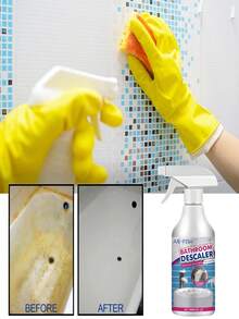 硬水渍去除套装：有效去除淋浴房、浴缸、玻璃、马桶和瓷砖上的水渍 - 低气味、天然、无香型 - 彩色 - 查看 2