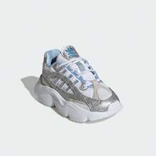 Adidas Kids Girls' Superstar Holographic Kitty Collaboration Sneakers - White - View 2