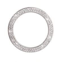 Rhinestone Ignition Circle Decorative Ring, One-Touch Ignition Protection Sticker Car Logo Decor - White - View 7