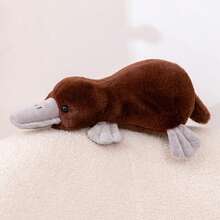 1个逼真毛绒鸭子玩偶，柔软蓬松可爱野生鸭子玩偶抱枕，儿童生日礼物 - 彩色 - 查看 15