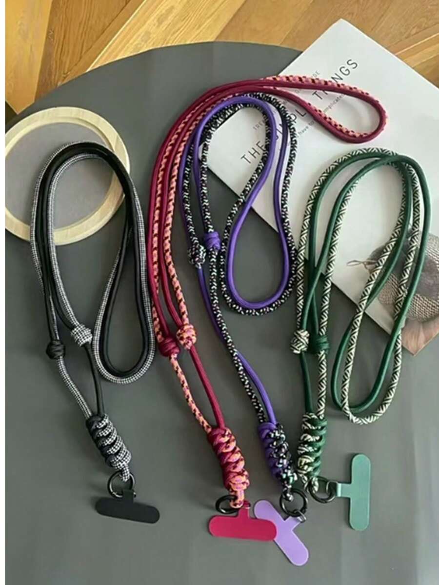 1条可调节针织挂绳，肩带兼手机挂绳，方便日常及运动使用，兼容安卓及大多数智能手机，是送给母亲、家人、朋友、孩子、生日、节日等场合的理想礼物。 - 彩色 - 查看 1