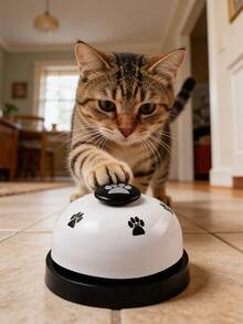 1pc Pet Training Bell, Suitable For Cats/Dogs To Develop Cognitive Ability, Used For Potty Training, Outdoor Defecation Communication, Pet Training Interactive Toy, Enhance Pet Learning Ability