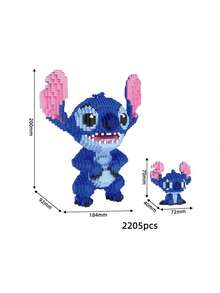 可爱粒子积木玩具 拼装积木玩具 生日礼物 万圣节 圣诞节 迷你桌面摆件 房间装饰 动漫卡通 卡哇伊 节日礼物 手办 动漫手办游戏玩具 - 彩色 - 查看 11