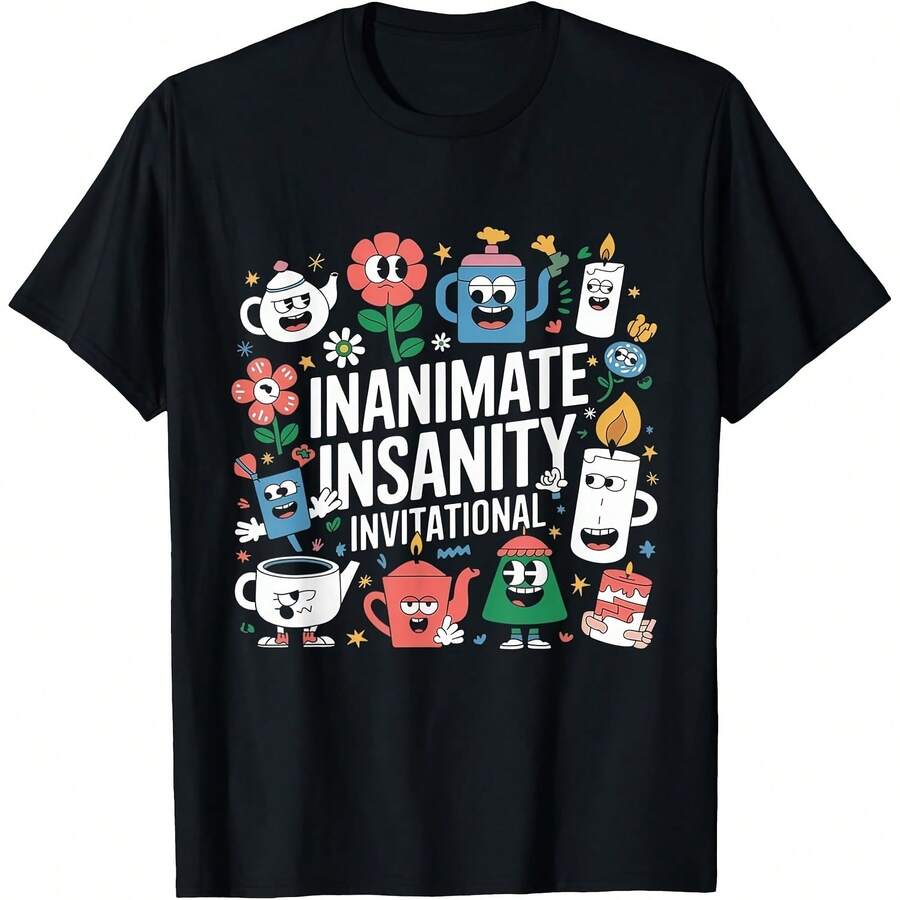 Camiseta Creator Ink Inanimate Insanity Black and White Tee - Negro - Ver 1
