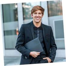 HAPINARY 1 Juego De Flores De Solapa para Hombres Trajes De Nios Corbata Conjunto Pajaritas Preatadas Pajaritas Y Pauelos De Bolsillo Corbatas Y Pauelos De Bolsillo - 12x6cm + negro - Ver 6