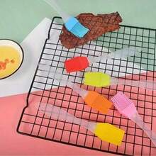 10件套硅胶涂油刷套装，家用烘焙刷，户外烧烤刷，厨房配件工具，DIY烘焙工具奶油刷，适用于家庭烘焙和烧烤，面包煎饼硅胶刷，家用厨房工具，硅胶刷，油刷，炊具，厨房小工具 - 彩色 - 查看 4