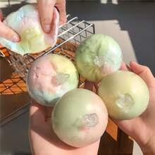 1/2个酥脆挤压球，缓解焦虑玩具，玩具，手部压力缓解玩具，复活节玩具，挤压玩具，减压玩具，焦虑与放松，派对礼物，礼品袋填充物，生日礼物，毛绒挤压玩具，Taba形状的挤压玩具，用于缓解压力 - 彩色 - 查看 4