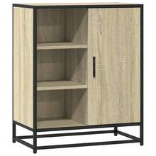 Villeneuve Credenza Rovere Sonoma 62x35x76 cm in Legno Multistrato - Marrone - Visualizzare 2