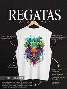 Oversized Tank Top For Training, Cutting, Senson, Gym, Bodybuilding, Muscle Gain, Exercise - White - View 6