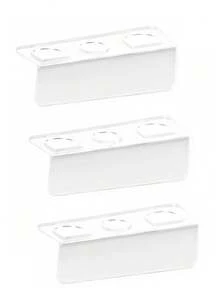 Clear Acrylic Bathroom Organizer No-Drill Wall-Mounted Storage Rack Waterproof Adhesive Row Hooks Bathroom Kitchen Bedroom Back To School Essential Accessories For Hair Accessories Toiletries Comb Toothpaste - Multicolor - View 14