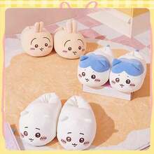 Miniso 千川系列兔耳拖鞋 - EVA防滑鞋底可爱兔耳设计家居保暖拖鞋（1双） - 黃色 - 查看 8