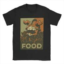 Senshi For Food Delicious In Dungeon Men T Shirts Anime Funny Tee Shirt Short Sleeve Crew Neck T-Shirts Cotton Unique Clothes - Black - View 1