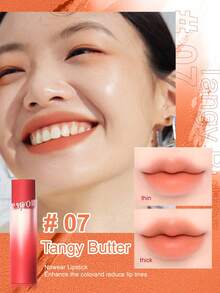 ESpoir 丝绒哑光唇膏，哑光妆效，持久显色，3克 - #07 TANGY BUTTER - 查看 5