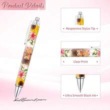 1/6 Set Cute Highland Cow Stationery Set, Includes 1/6 Notepad And 1/6 Cat Ballpoint Pen, Suitable As A Gift For Highland Cow Lovers, Office And Study Supplies, Family, Friends And Colleagues - Multicolor - View 5