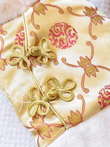 1件宠物衣服，狗狗/猫咪服装，小型犬可爱装扮，保暖舒适，喜庆中国新年设计 - 彩色 - 查看 6