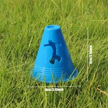 Roller Skating Pole, Flat Flower Training Practice Pole, Wind-Resistant Pole, Road Barrier Foot Marker, Obstacle Props