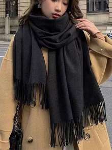 1 chiếc khăn quàng cổ giả cashmere ấm áp, thêu họa tiết tùy chỉnh, màu trơn, dùng hàng ngày, thời trang, nhiều màu sắc, cổ điển, đơn giản, sành điệu, thời trang mùa thu, phong cách quý tộc, cá nhân hóa, độc đáo, quà tặng lý tưởng cho nam/nữ, thời trang mùa đông, quà Giáng sinh, đồ trang trí Giáng sinh, đồ trang trí Giáng sinh cá nhân hóa, quà tặng cá nhân hóa cho phụ nữ/nam giới, phụ kiện Giáng sinh, khăn quàng cổ và phụ kiện khăn quàng cổ tùy chỉnh, phong cách đường phố giản dị. - Nhiều màu - Xem 14