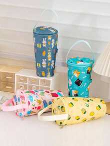 保温饮料袋，奶茶杯套，便携式办公提手杯袋，奶茶包 - 彩色 - 查看 3