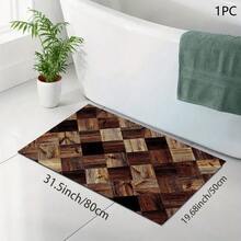 1 件木纹印花吸水垫/沥水垫，适用于咖啡机、餐具 - 吸水性强的聚酯纤维桌面保护垫，背面带防滑橡胶，适用于厨房台面装饰、家庭酒吧和餐桌 - 彩色 - 查看 13