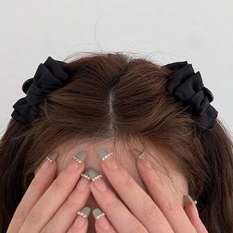 1pc Bowknot Princess Hair Clip, Small Size, Side Bangs Clip Suitable For Young Women, Daily Wear, Party