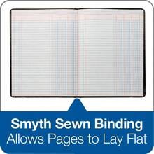 libro de cuentas, 17, 78x 23, 5, negro, 3 - columnas, 80 pginas ARB8003M - 1 - Ver 4