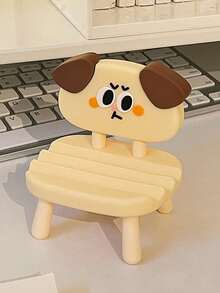 1pc Cute Rabbit Desk Phone Holder, Adorable Mini Chair Stand, Creative Decor And Charging, Non-Slip Design, Suitable For Various Scenarios