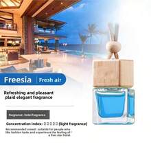 Car Air Freshener Rearview Mirror Pendant Decor, Removes Odor, Long-Lasting Fragrance, Car Fragrance, Auto Accessories, Odor Eliminator - Multicolor - View 15