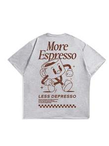 Men T-Shirts - 灰色 - 查看 3