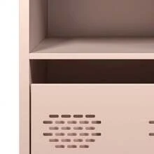 Villeneuve Credenza Rosa 35x39x73,5 cm in Acciaio Laminato a Freddo - Rosa - Visualizzare 9