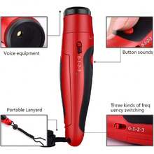 Silbato Electrónico, Silbato Eléctrico de Mano con Cordón y Tres Tonos para Voleibol, árbitro de Fútbol, ​​Profesor (Azul),36696350 - Multicolor - Ver 6