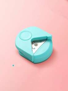 三合一迷你手动圆角打孔器 - 重型圆角修边器和打孔器，适用于 R4/R7/R10mm 模具，适合 DIY 卡片制作、剪贴簿、纸艺 - 手动操作，便携，是业余爱好者和办公室使用的理想之选