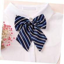 6 Piezas De Corbata Para Mujer Corbata De Cosplay Pajarita Corbata Ajustable Corbata Bordada Pajarita Corbata De Pap Noel Corbatas Para Hombre Traje De Graduacin - como se muestra + 13*15cm - Ver 5