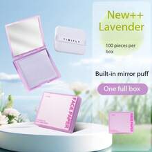 100 Stück tragbare Blättchen zum Abtupfen von Öl, für fettige Haut entwickelt - 3-in-1 Funktion, inklusive Spiegel, Puderpuff und Blättchen. Natürliche weiche Tücher mit Lavendel-, Gardenie-, Grüntee- und Bambuskohle-Düften, unisex, Reiseessentiell, praktisch zum Mitnehmen. (Verwandte Schlüsselwörter: Blättchen zum Abtupfen, Schönheit, Hautpflege, Spa, Selbstpflege, Hautpflegeprodukte, Gesichtspflege, Schönheitsartikel, Haut, Reinigungsprodukte) - Verschiedenfarbig - Übersicht 5