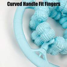 1个按摩滚轮放松滚轮，32个滚轮，消除橘皮组织滚轮肌肉放松器，圆形腿部夹钳，腿部按摩，适用于网球肘腿部 - 彩色 - 查看 8