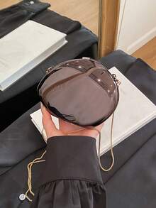 2025 New Arrival Niche Design Metal Acrylic Goose Egg Shaped Shoulder Crossbody Makeup Clutch Evening Bag, Fashion Small Bag Suitable For Dates, Formal Events, Parties - Multicolor - View 3