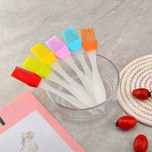 Silicone Basting Brush, Home Baking Brush, Outdoor BBQ Brush, Kitchen Accessories Tool, DIY Baking Tool Cream Brush, Suitable For Home Baking And Grilling, Bread Pancake Silicone Brush, Home Kitchen Tool, Silicone Brush, Oil Brush, Cookware, Kitchen Gadgets - Multicolor - View 7