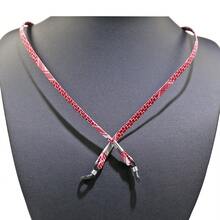 1pc Fabric Printed Adjustable Eyeglass/Earphone Lanyard - Multicolor - View 7