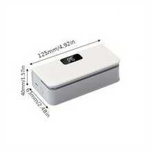 二合一智能迷你封口机：6档温度设置，磁吸式便携设计，液晶数字显示屏，隐藏式刀片。集封口和开袋功能于一体。是储存坚果、薯片、干货、调料包和派对零食的理想之选。完美解决食品受潮、交叉污染、变质和难以开袋等问题——居家办公必备零食保鲜工具。 - 白色 - 查看 10